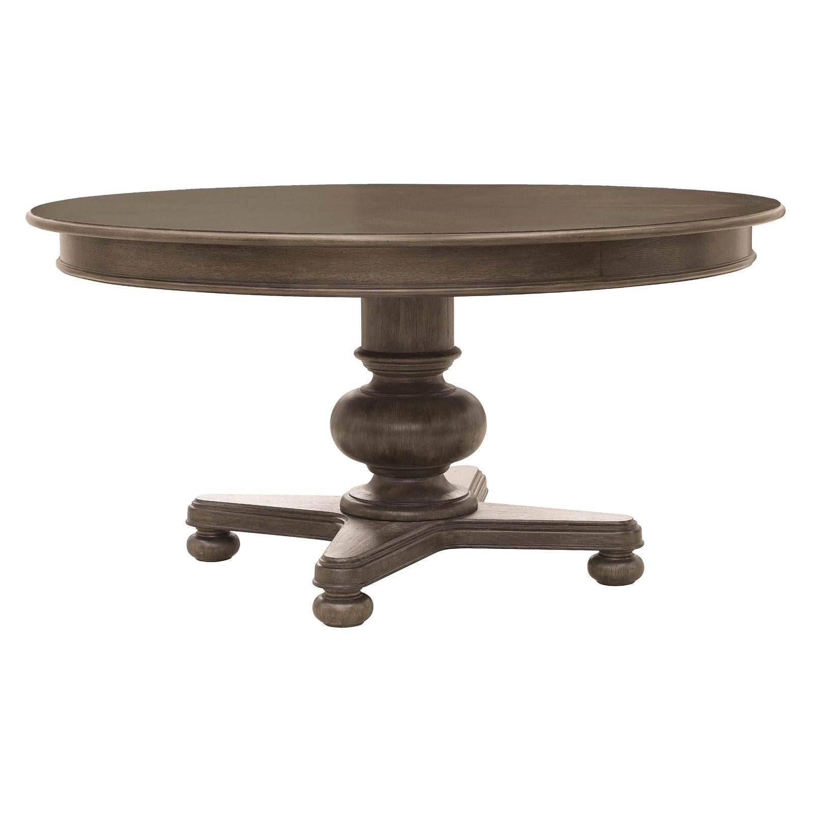 Pulaski Saddle Creek Timber Brown Round Dining Table