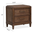 Magnussen Home Groveland Park Antique Coffee Drawer Nightstand