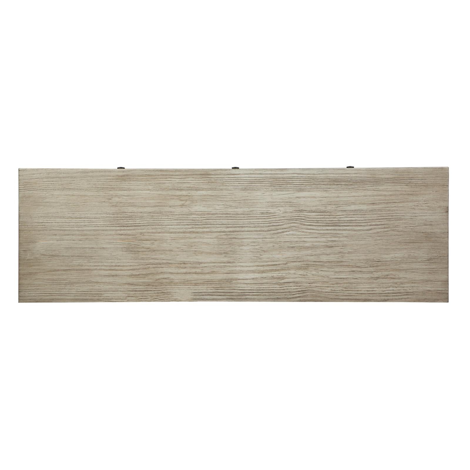 Magnussen Home Conrad Stone Harbor Grey Rectangular Sofa Table