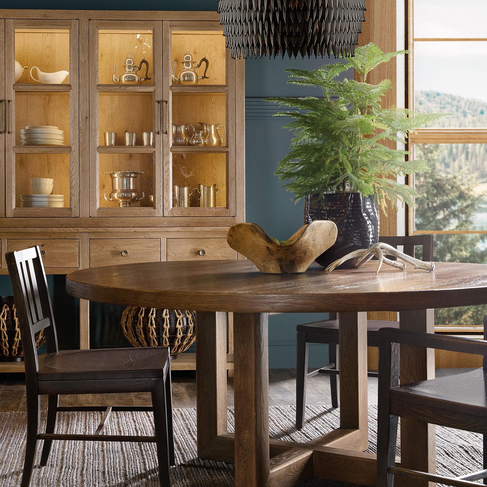 Hooker Furniture Driftwood Splatback Side Chair