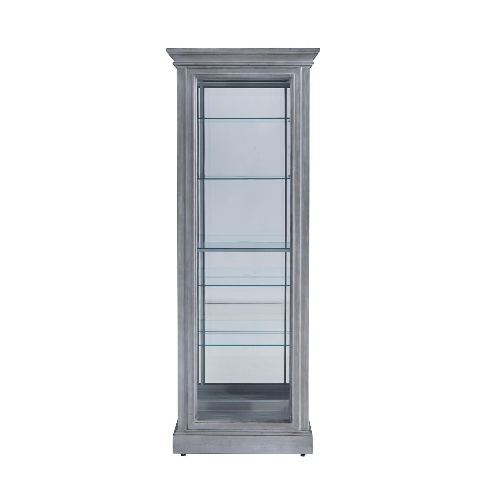 Pulaski Furniture Pulaski Furniture Accents Gray Side Entry Curio Cabinet