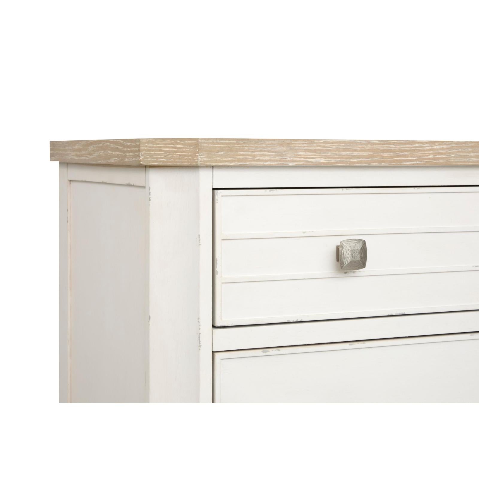 Salt Life Home Echo Isles Sea Pearl and Driftwood Drawer Chest