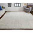 Feizy Alford 6922F Modern Solid in Ivory/Tan