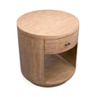 Magnussen Home Sanford Chateau Brown Round End Table