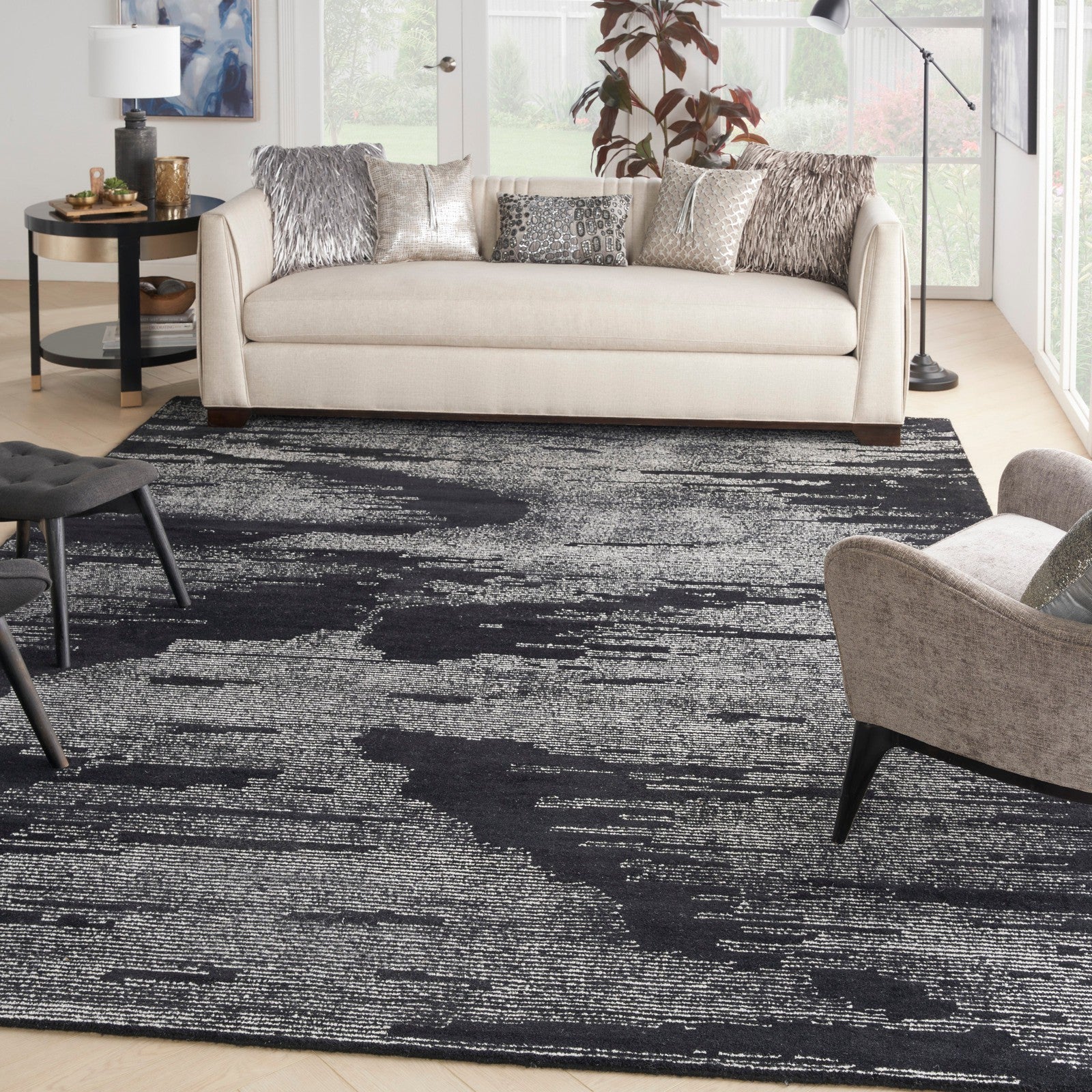 Nourison Rugs Michael Amini Ma30 Star SMR02 Modern Indoor Rug