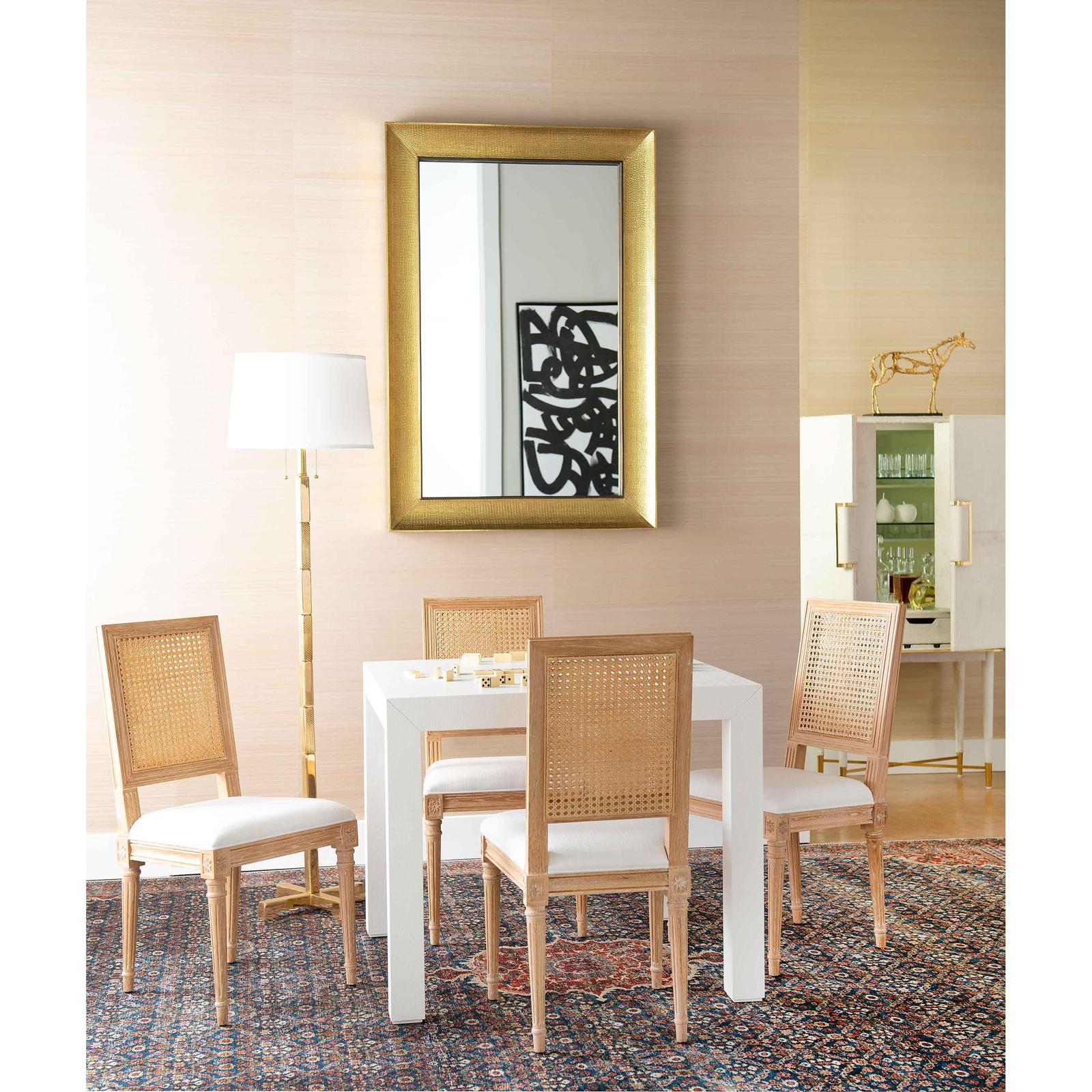 Villa & House Valentina Grasscloth Game Table