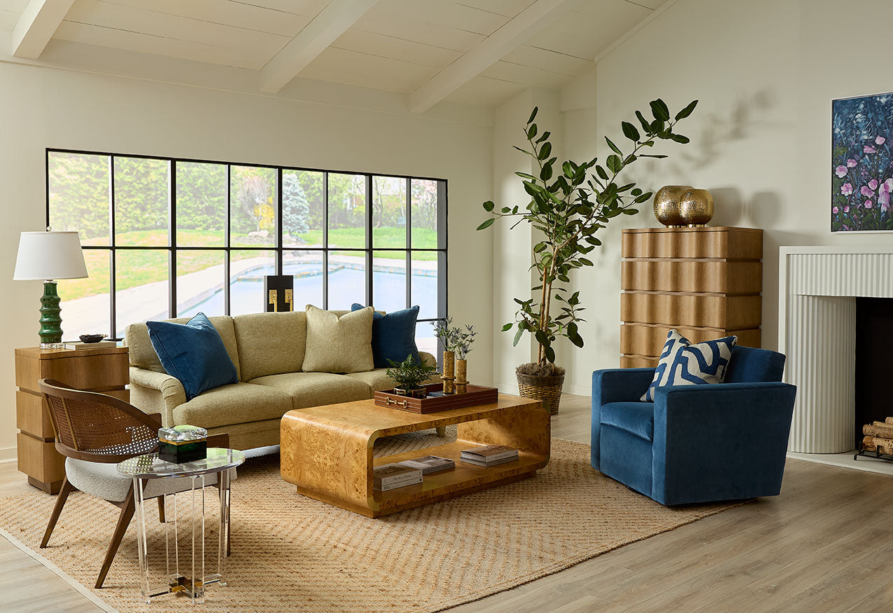 Villa & House Vanessa Small 3-Drawer End Table