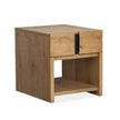 Magnussen Home Ripley Rustic Caramel And Dark Bronze Rectangular End Table