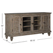 Magnussen Home Calistoga Dovetail Grey Console