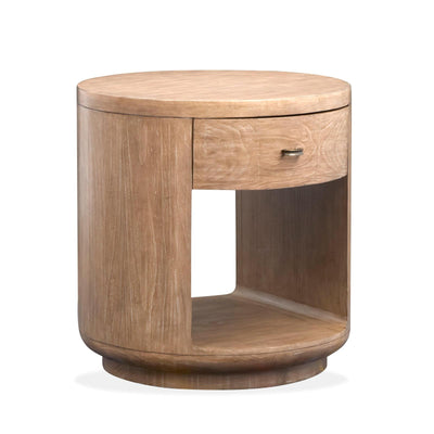 Magnussen Home Sanford Chateau Brown Round End Table