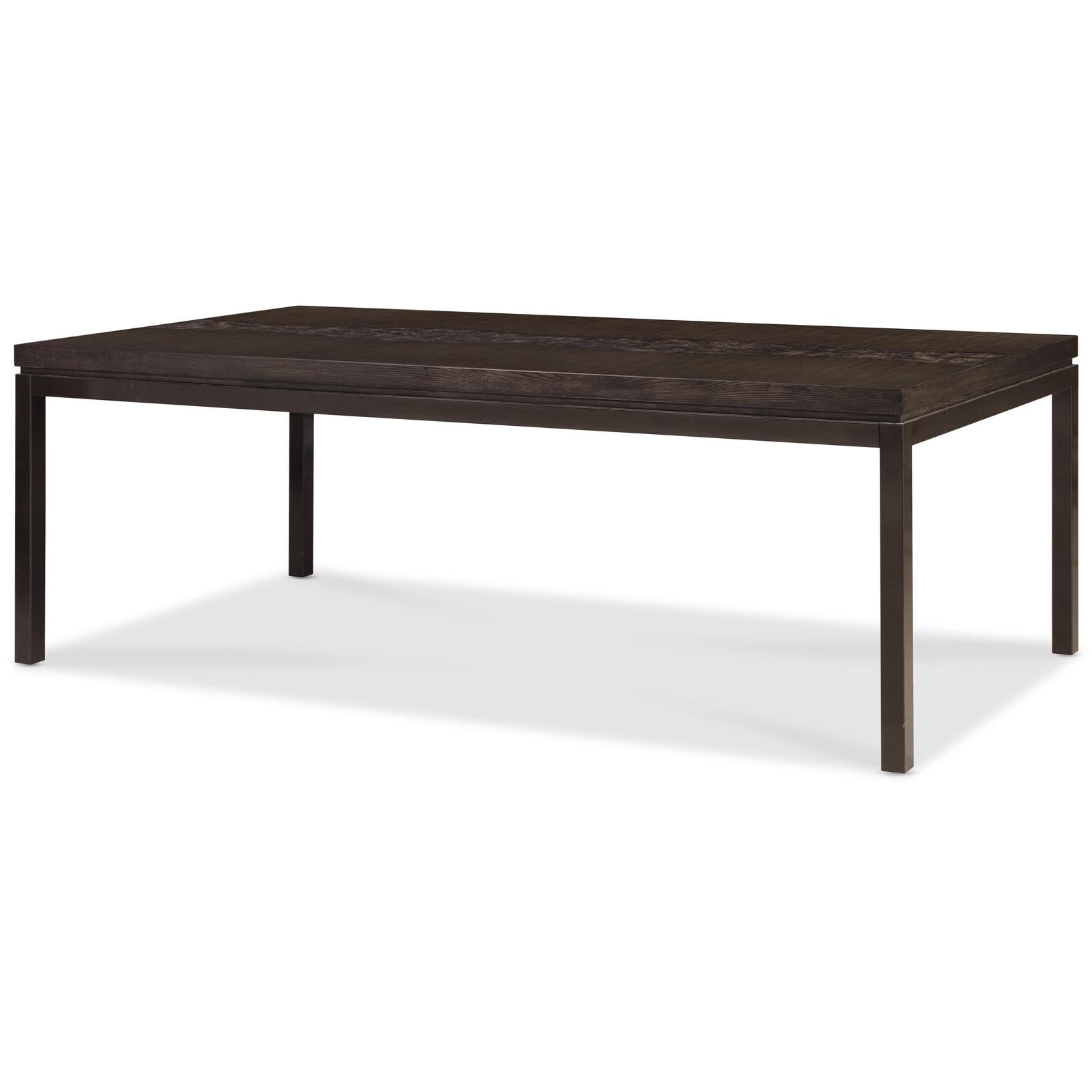Pulaski Furniture Modern Mosaic Brown Leg Dining Table