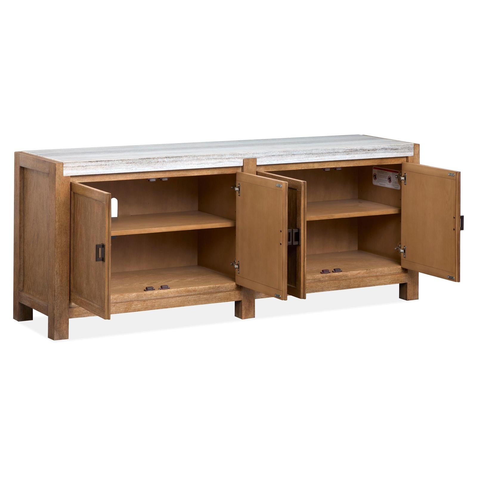 Magnussen Home Plum Creek Sierra Brown Door Console
