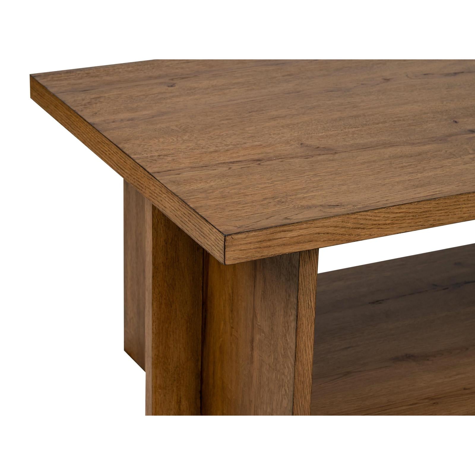 Magnussen Home Marcel Brown Rectangular Cocktail Table