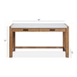 Magnussen Home Plum Creek Sierra Brown Writing Desk