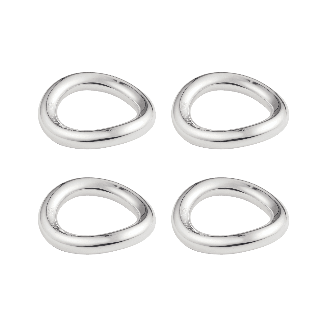 Christofle Vertigo 4-Piece Silver-Plated Knife/Chopstick Rests