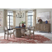 Magnussen Home Kavanaugh Weathered Kona Brown Upholstered Side Chair Set of 2