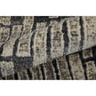 Feizy Kano 39LKF Transitional Geometric Rug in Gray/Black/Ivory