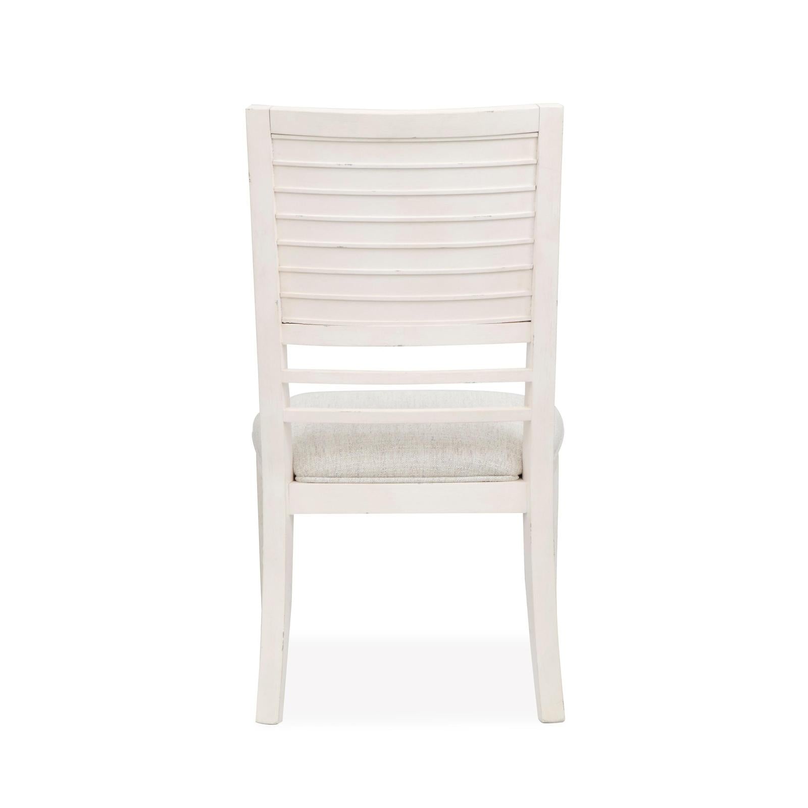 Salt Life Home Echo Isles Sea Pearl and Driftwood Upholstered Side Chair Two Pack