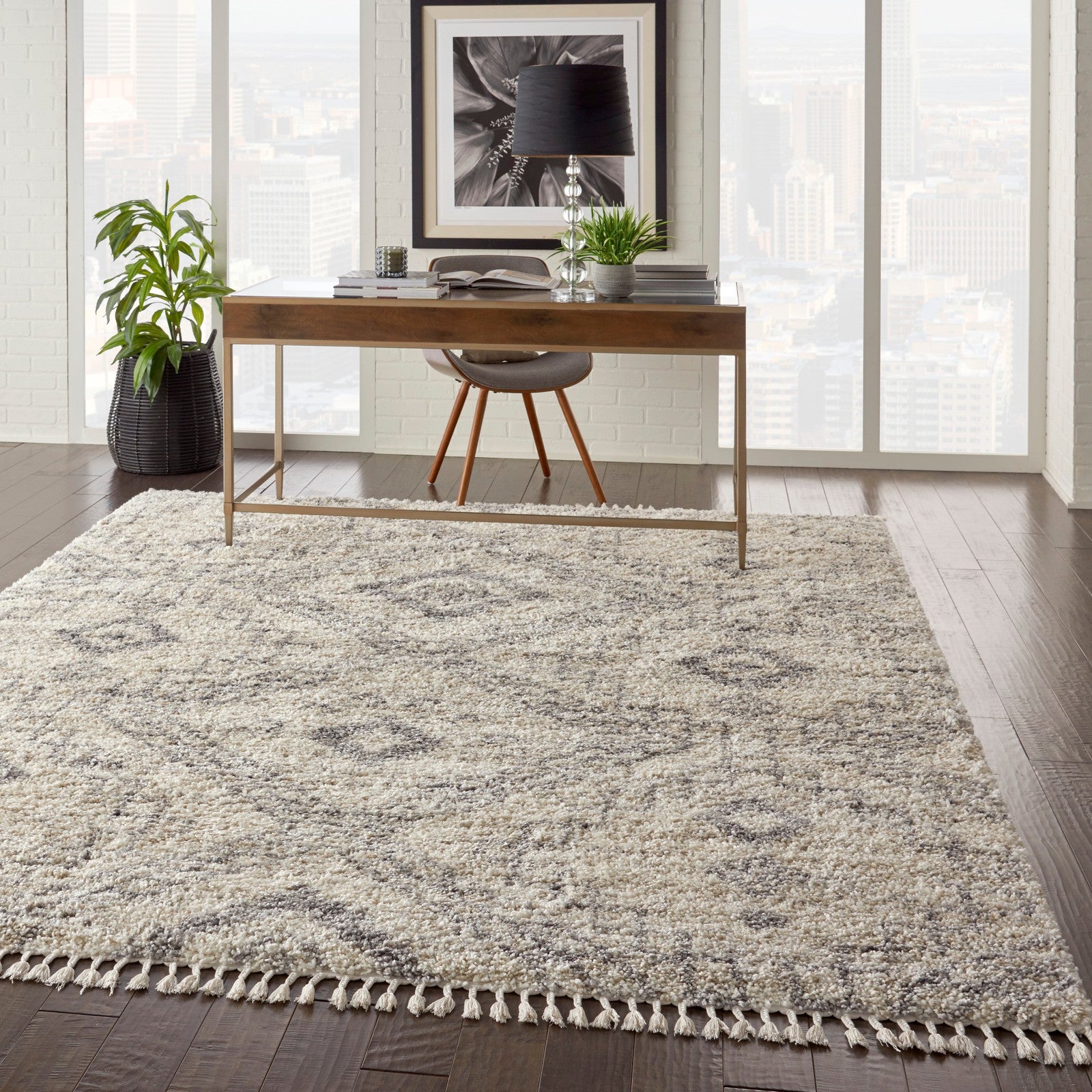 Nourison Oslo Shag OSL02 Shag Indoor Rug