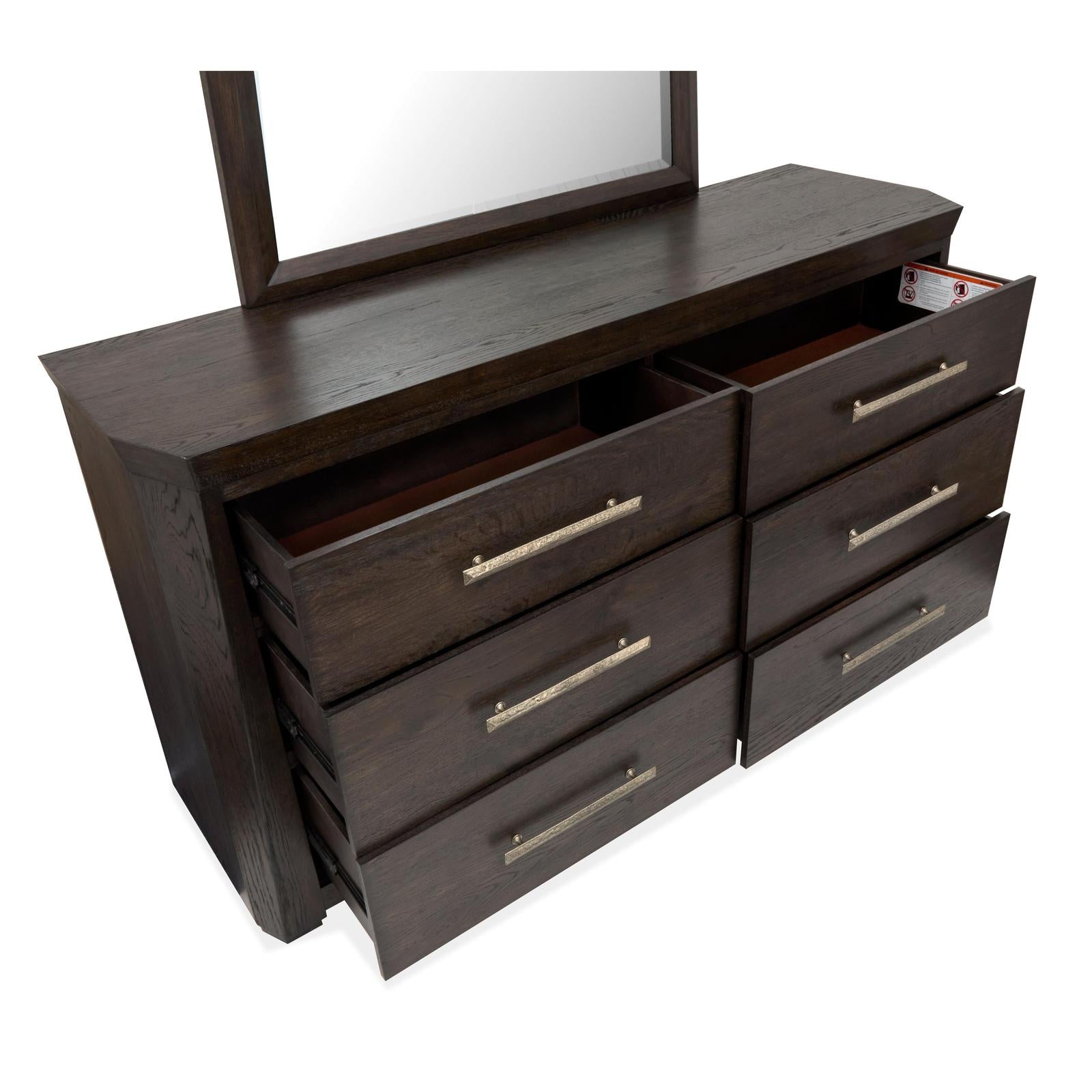 Magnussen Home Tauren Coffee Bean Double Drawer Dresser