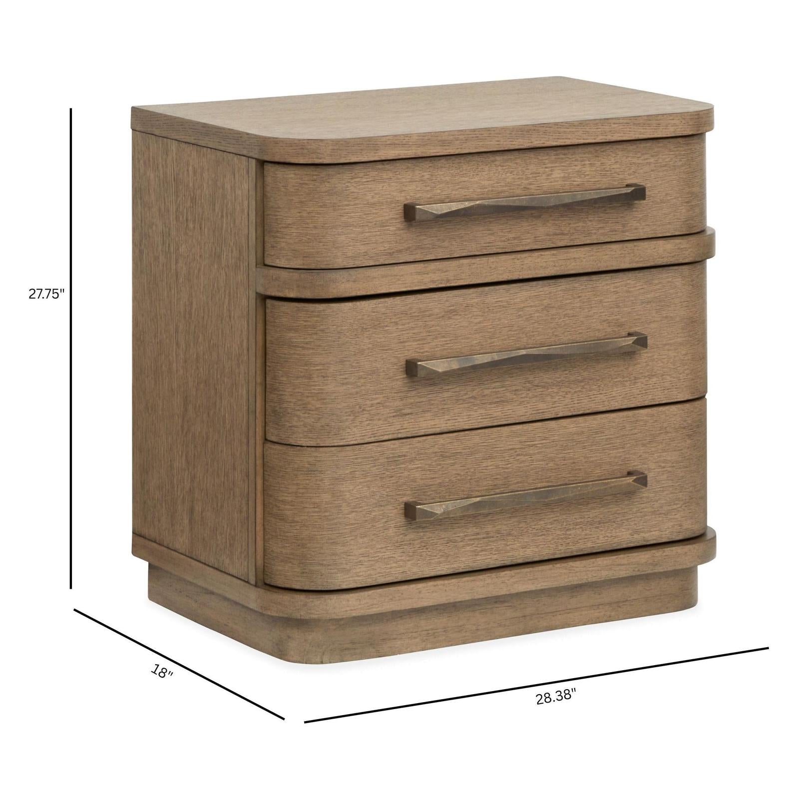 Magnussen Home Thorne Amber Brown Drawer Nightstand