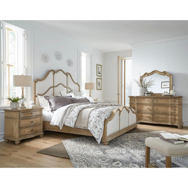 Pulaski Furniture Weston Hills Flax Seed Upholstered Bed