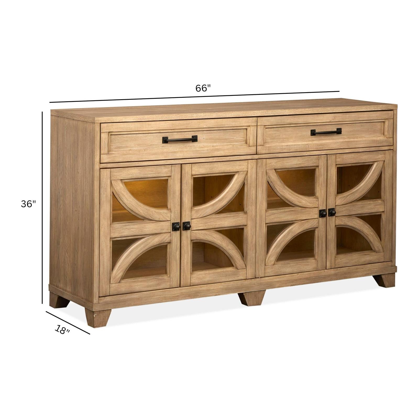 Magnussen Home Coventry Honey Maple Buffet