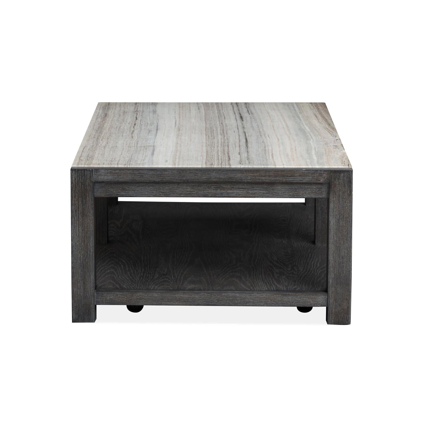 Magnussen Home Plum Creek Rectangular Cocktail Table With Casters