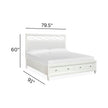 Magnussen Home Springhouse Whisper White Upholstered Panel Bed