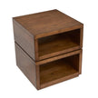 Magnussen Home Newton Cinnamon Square End Table