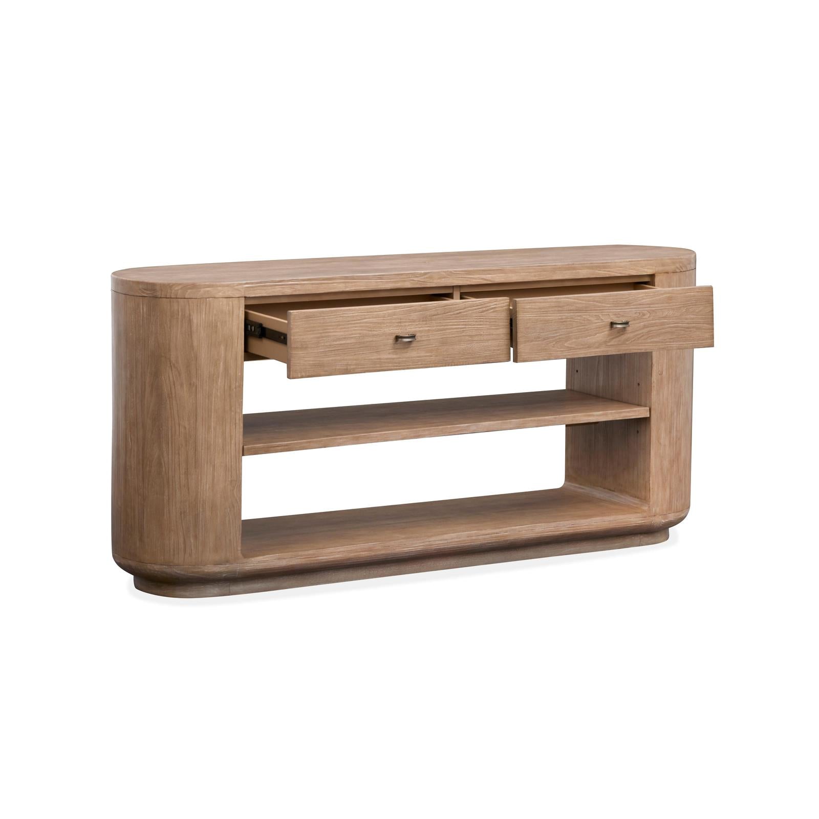 Magnussen Home Sanford Chateau Brown Console Sofa Table