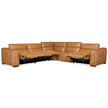 Hooker Furniture Fresco 5 Seat Sectional with Power Recline & Power Headrest
