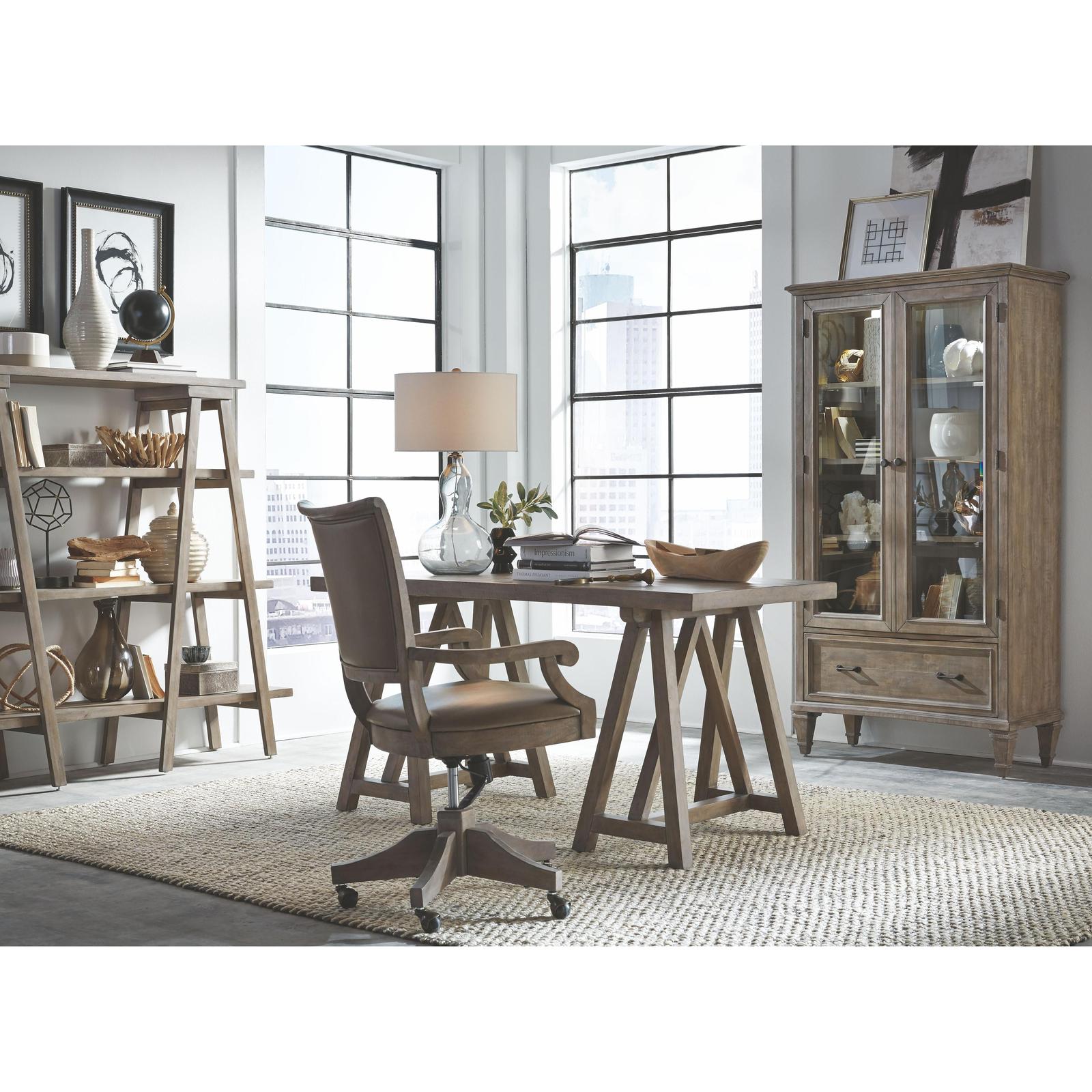 Magnussen Home Lancaster Dovetail Grey Bookshelf