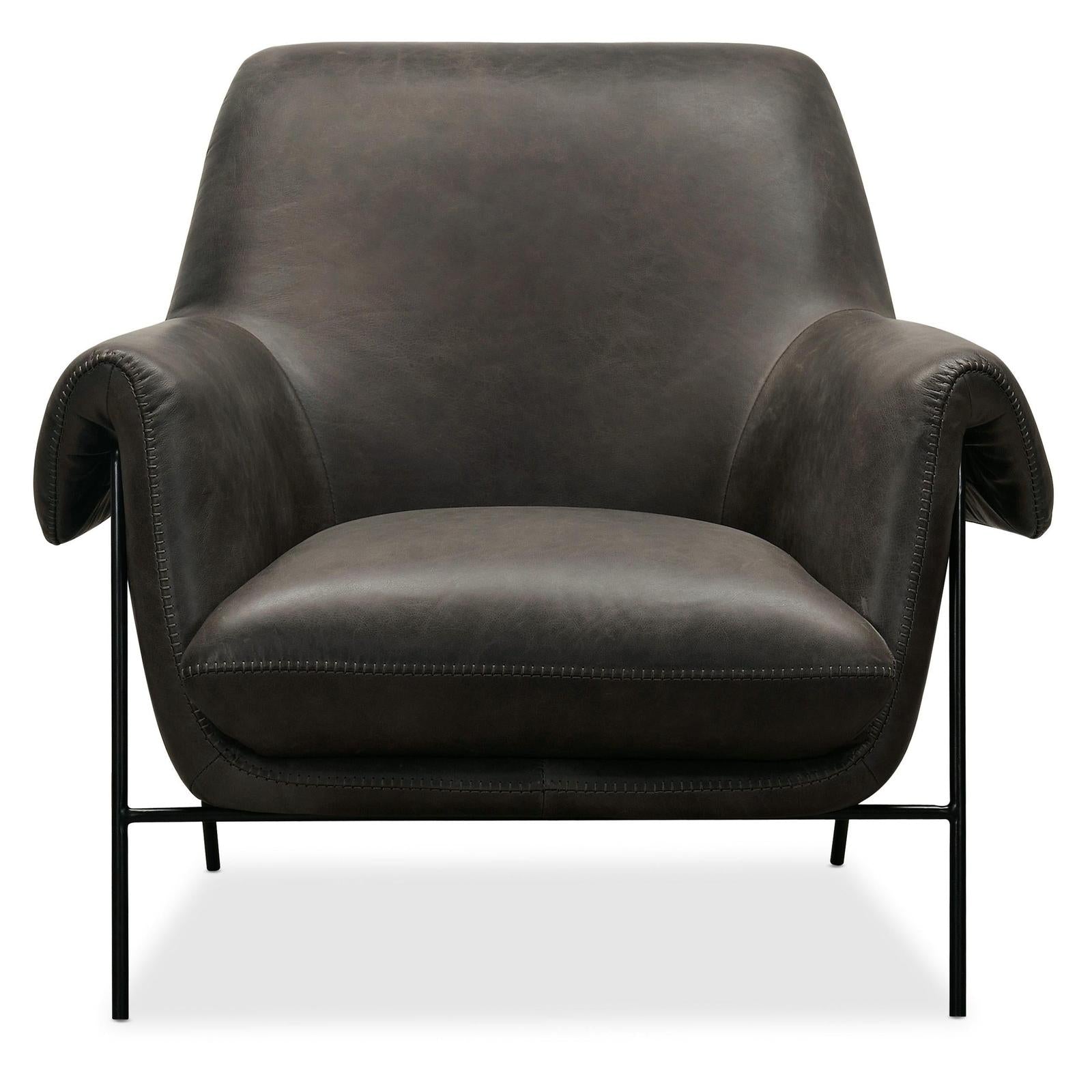 Hooker Furniture Ambroise Metal Frame Club Chair