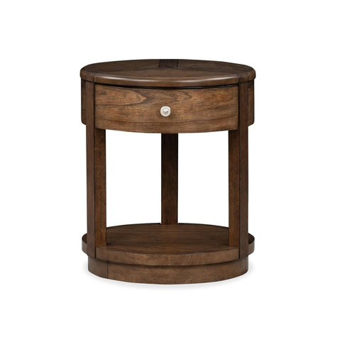 Magnussen Home Connolly Brown Drawer End Table