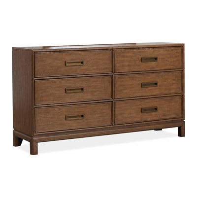 Magnussen Home Ridgefield Russet Double Drawer Dresser