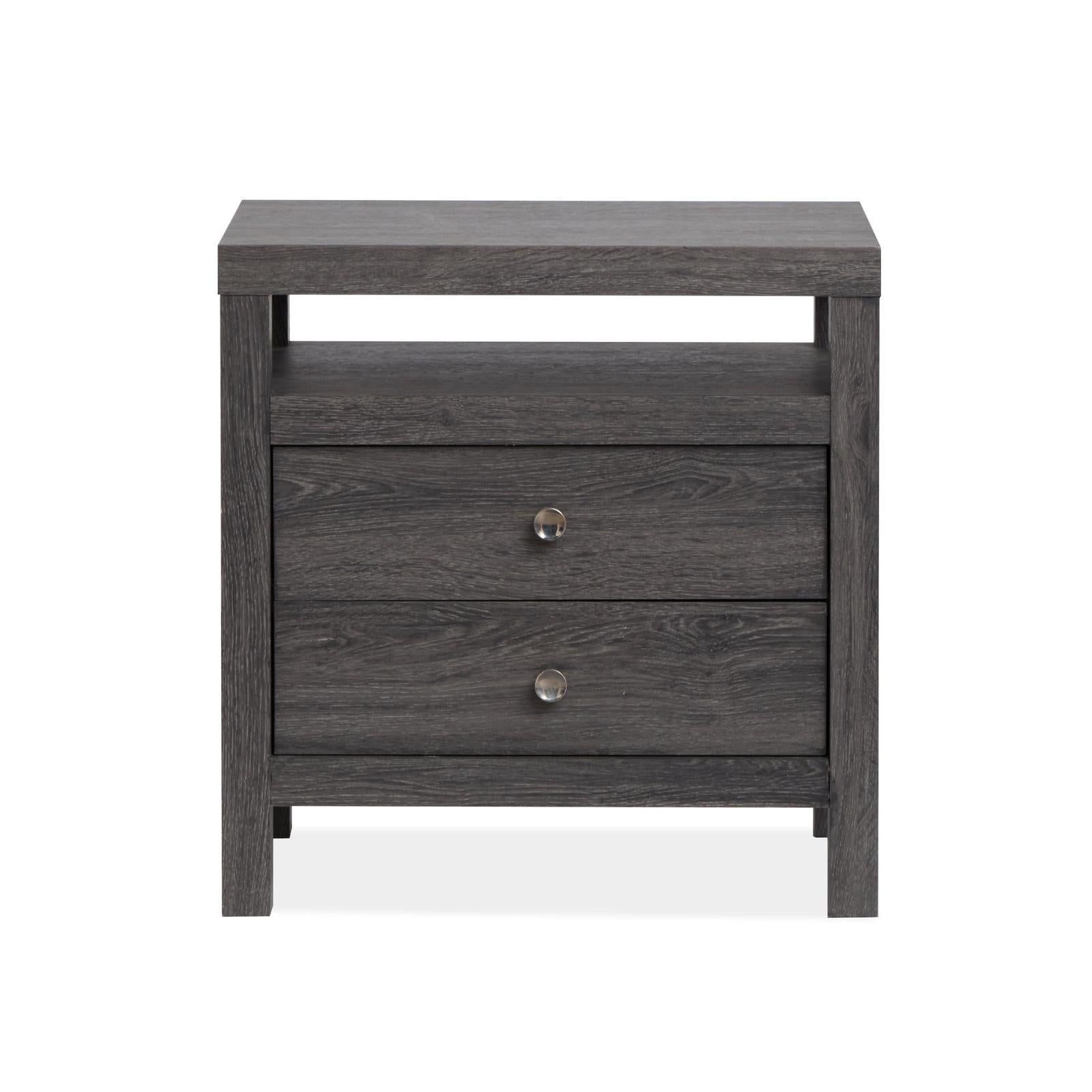 Magnussen Home Merrifield Raisin Black Drawer Nightstand