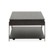 Magnussen Home Spencer Dark Briarsmoke Lift Top Storage Cocktail Table With Casters