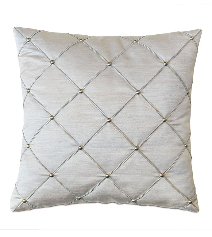 Eastern Accents Lucent Silver with Nailheads