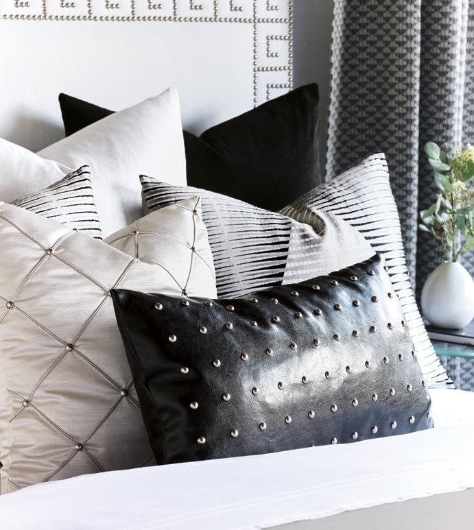 Eastern Accents Lucent Silver with Nailheads