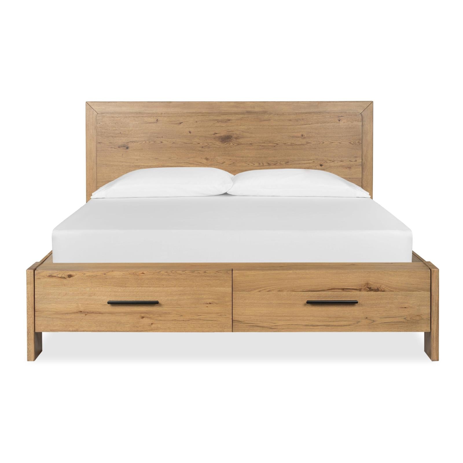 Magnussen Home Davenport Rustic Panel Caramel Bed