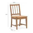 Magnussen Home Lindon Belgian Wheat Side Chair Set of 2