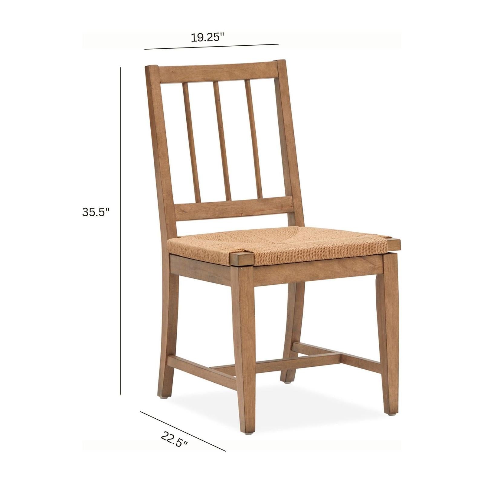 Magnussen Home Lindon Belgian Wheat Side Chair Set of 2