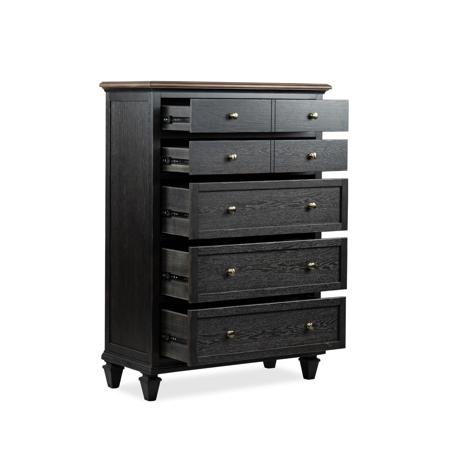 Magnussen Home Surrey Brown Drawer Chest