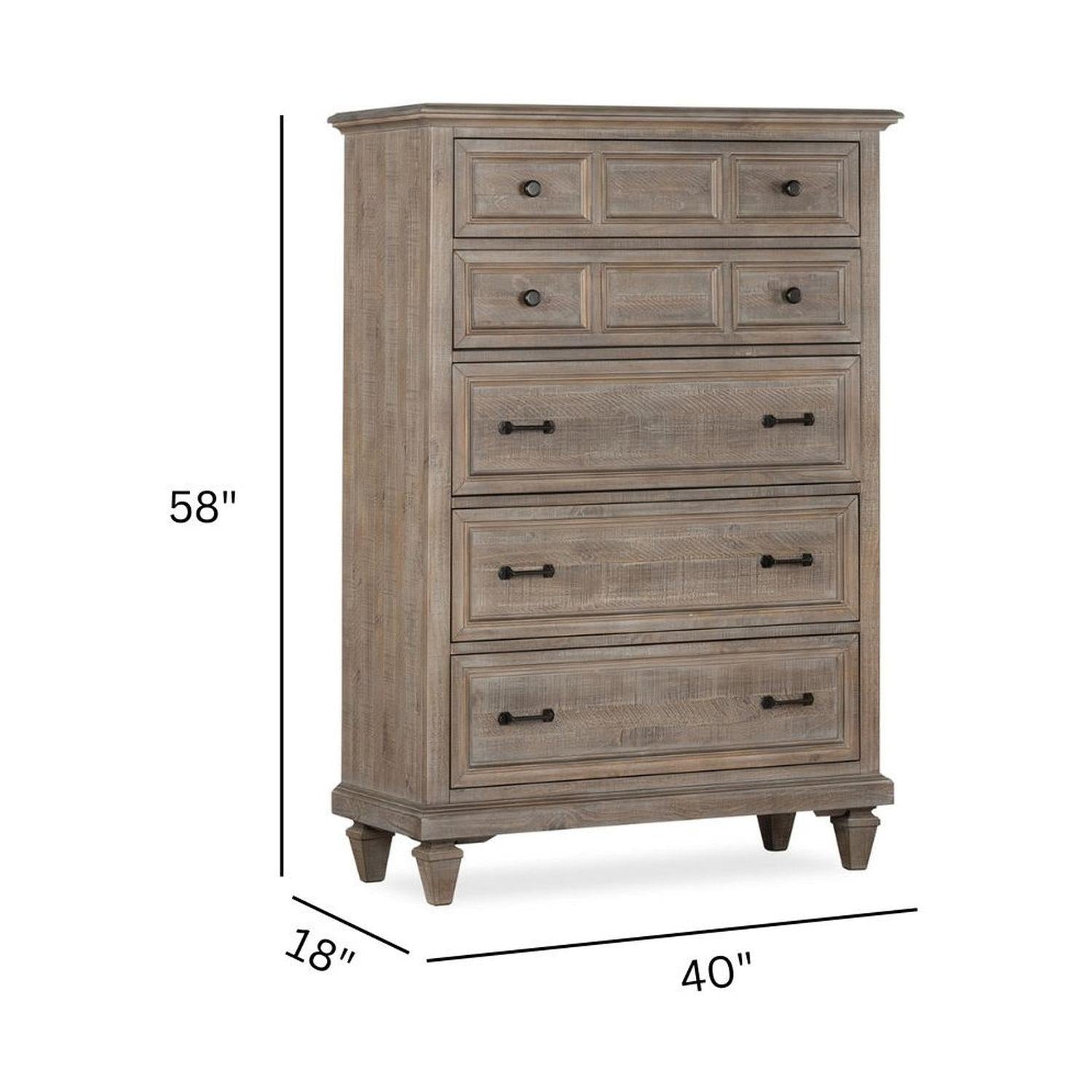 Magnussen Home Lancaster Dovetail Grey Chest