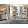 Magnussen Home Newport Alabaster Extendable Dining Table