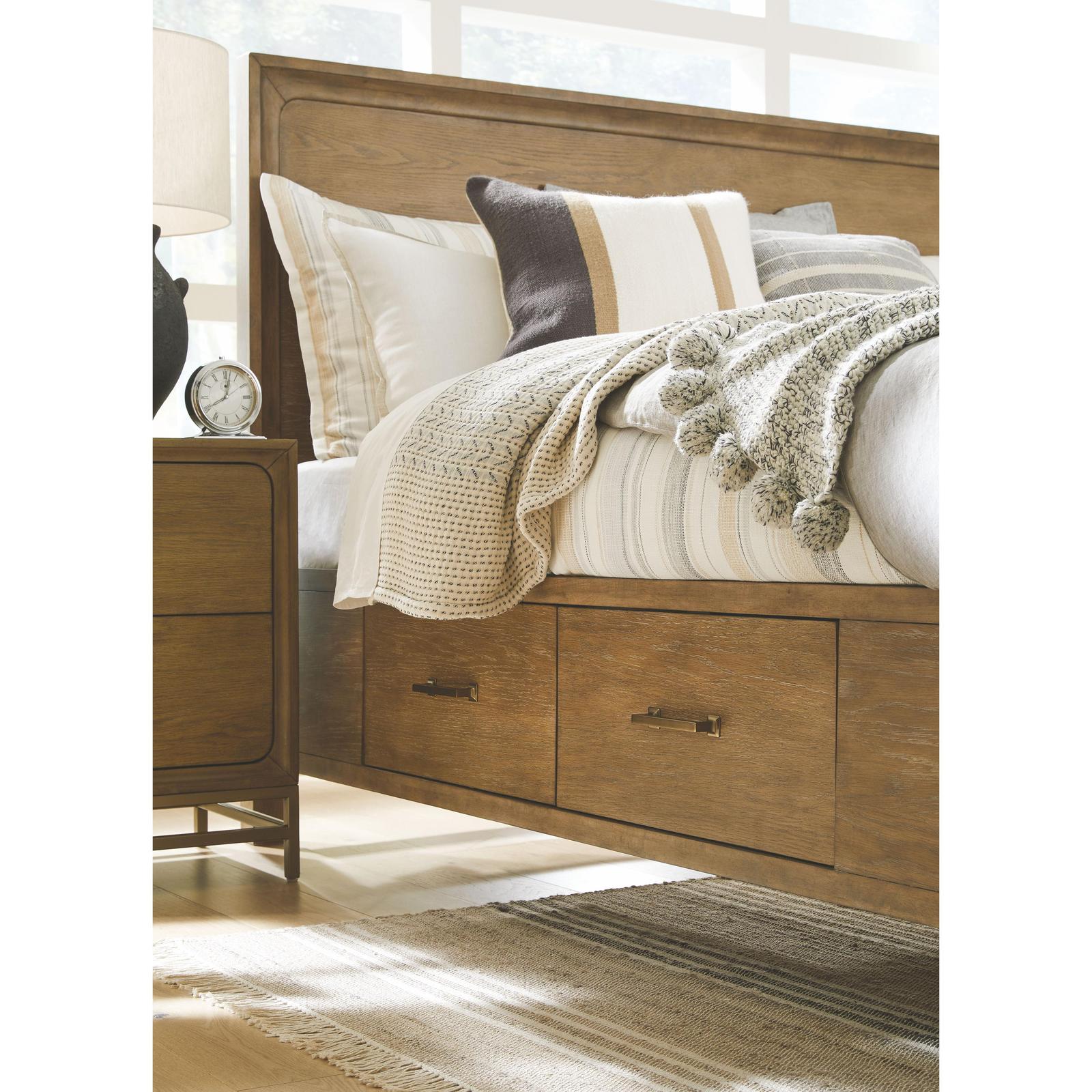 Magnussen Home Lindon Belgian Wheat & Coffee Bean Bed