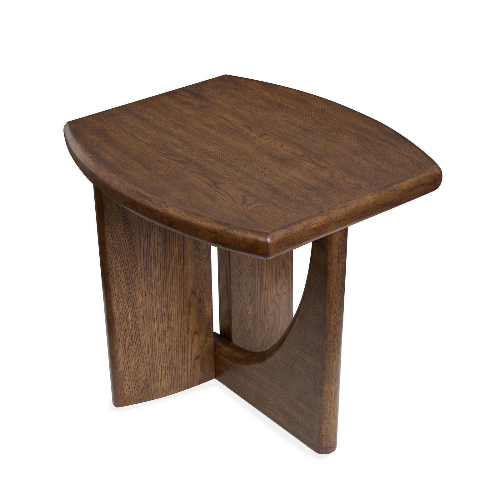 Magnussen Home Phoebe Sienna Brown Rectangular End Table