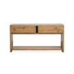 Magnussen Home Ripley Rustic Caramel And Dark Bronze Rectangular Sofa Table