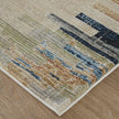 Feizy Melrose 39ULF Traditional Diamond, Ivory/Blue/Brown, Rug